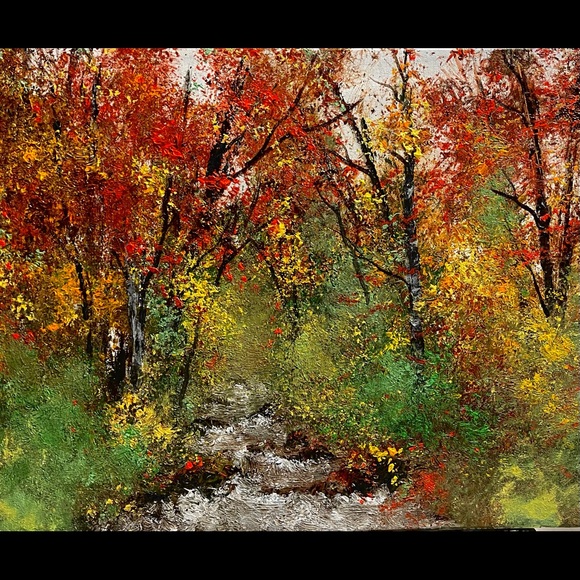 Other - “FALL CREEK” ORIGINAL ACRYLIC FALL PAINTING
